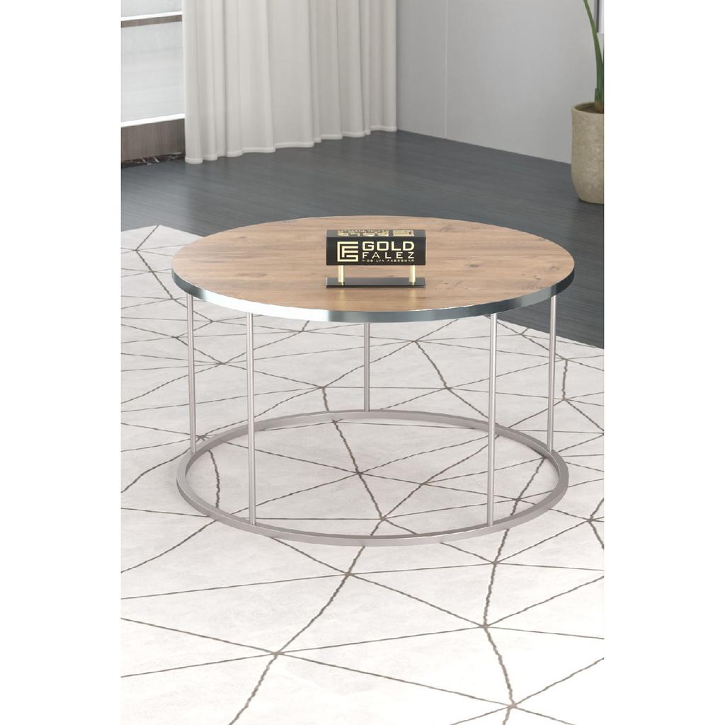 Coffee Table And Nesting Table Terra Silver White