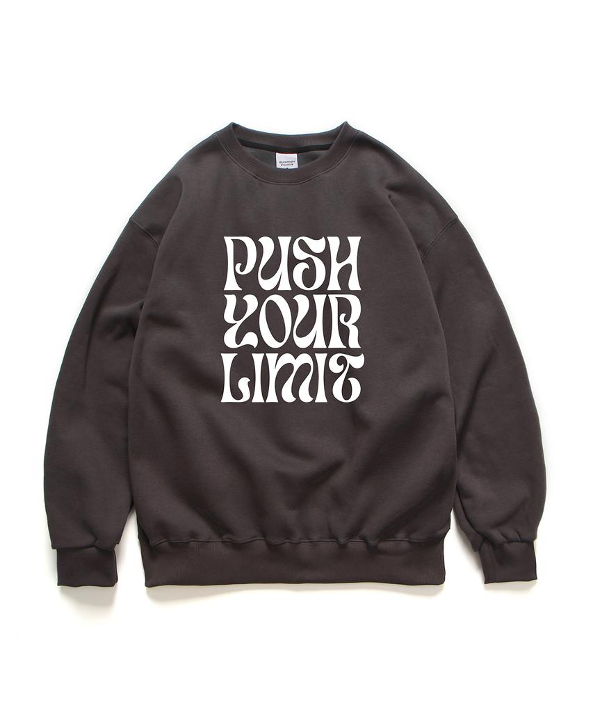 ABNORMALTHING Limit Loose Fit Crew Neck Charcoal