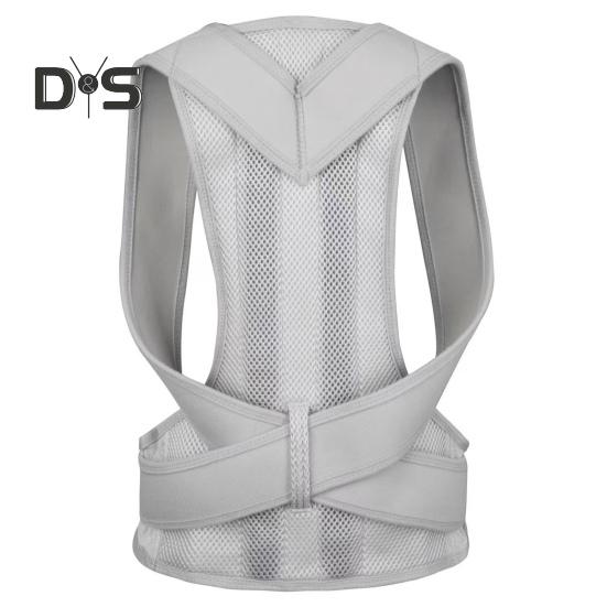 

Пояс для коррекции осанки, поддерживающий поясничный отдел спины, плечевой бандаж, носилки для шеи, тренировочный крючок и петля, предотвращающий горбатость, несколько дышащих ремней 2XL серый