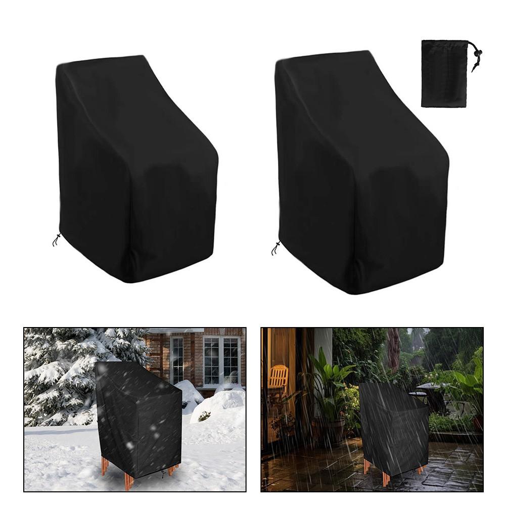Trapezoidal Design 210D Outdoor Chair Cover with Secure Fit Feature