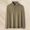 MONTAGUT Men's Cashmere Wool Blend Polo Collar Knit Sweater