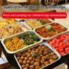 Scatola in Lamina di Alluminio Forno Friggitrice ad Aria Piastra in Alluminio Stampo per Torta Vassoio da Forno per Grigliare Formaggio Carne e Verdure