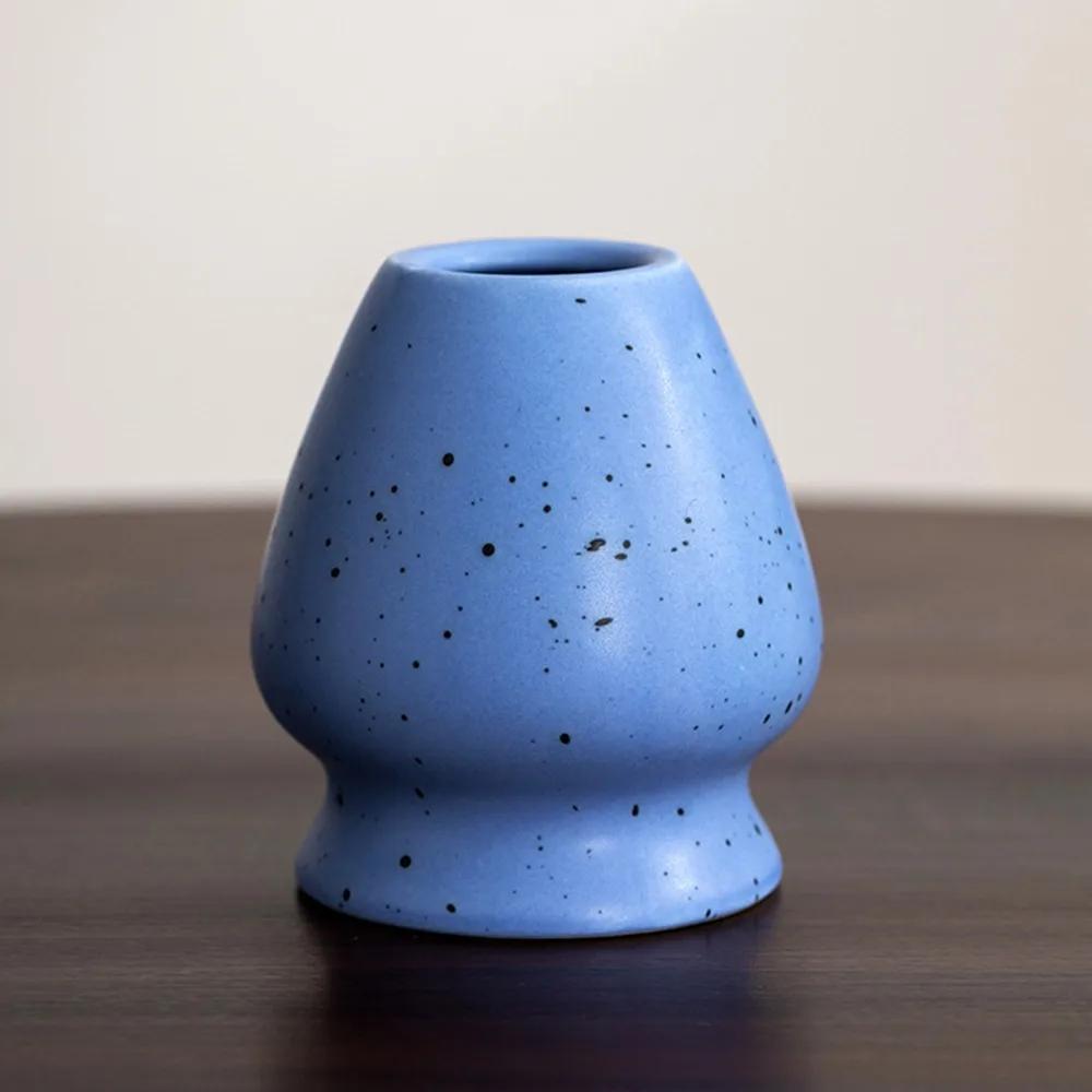 Traditional Ceramic Matcha Bowl Large Capacity Matcha Whisk Stand Tea Salad Soup Bowl Green Tea Maker Cup Tea Ceremony Tool