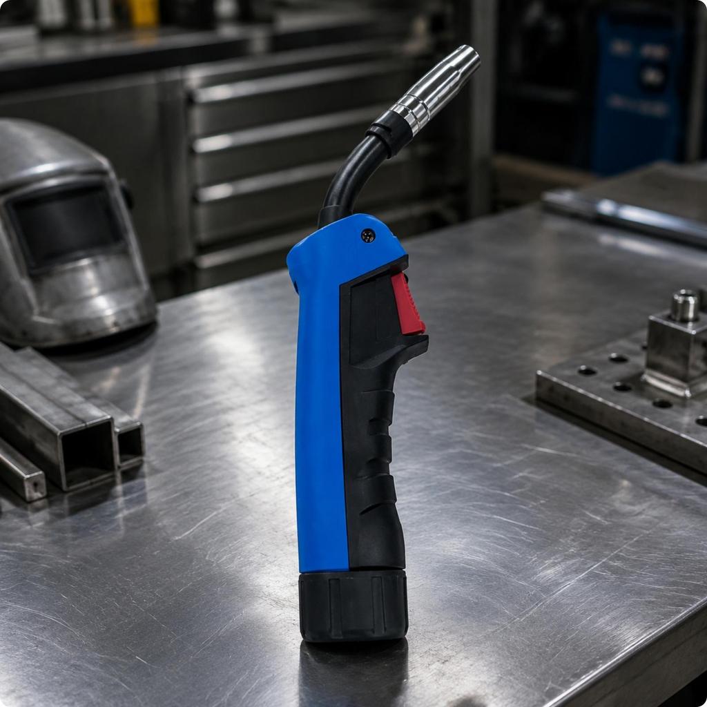 MIG MAG Torch with Ergonomic Handle Gas-Shielded 15AK Joining Head