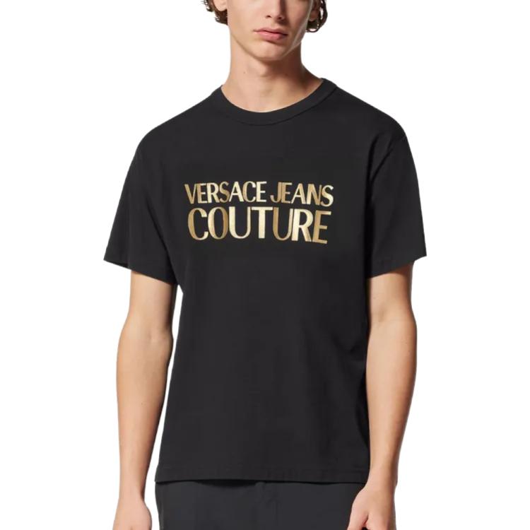 Versace Jeans Couture logo-print t-shirt 75GAHT01-CJ00T-G89