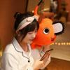 40cm Anime-related Plush Toy Doll - Cute Orange Electric Saw Dog - Soft Plush Toy