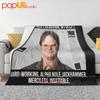 The Office Jak bych se popsal Dwight Ultra-měkká deka Přikrývka Zimní potah na pohovku Potahy na postel