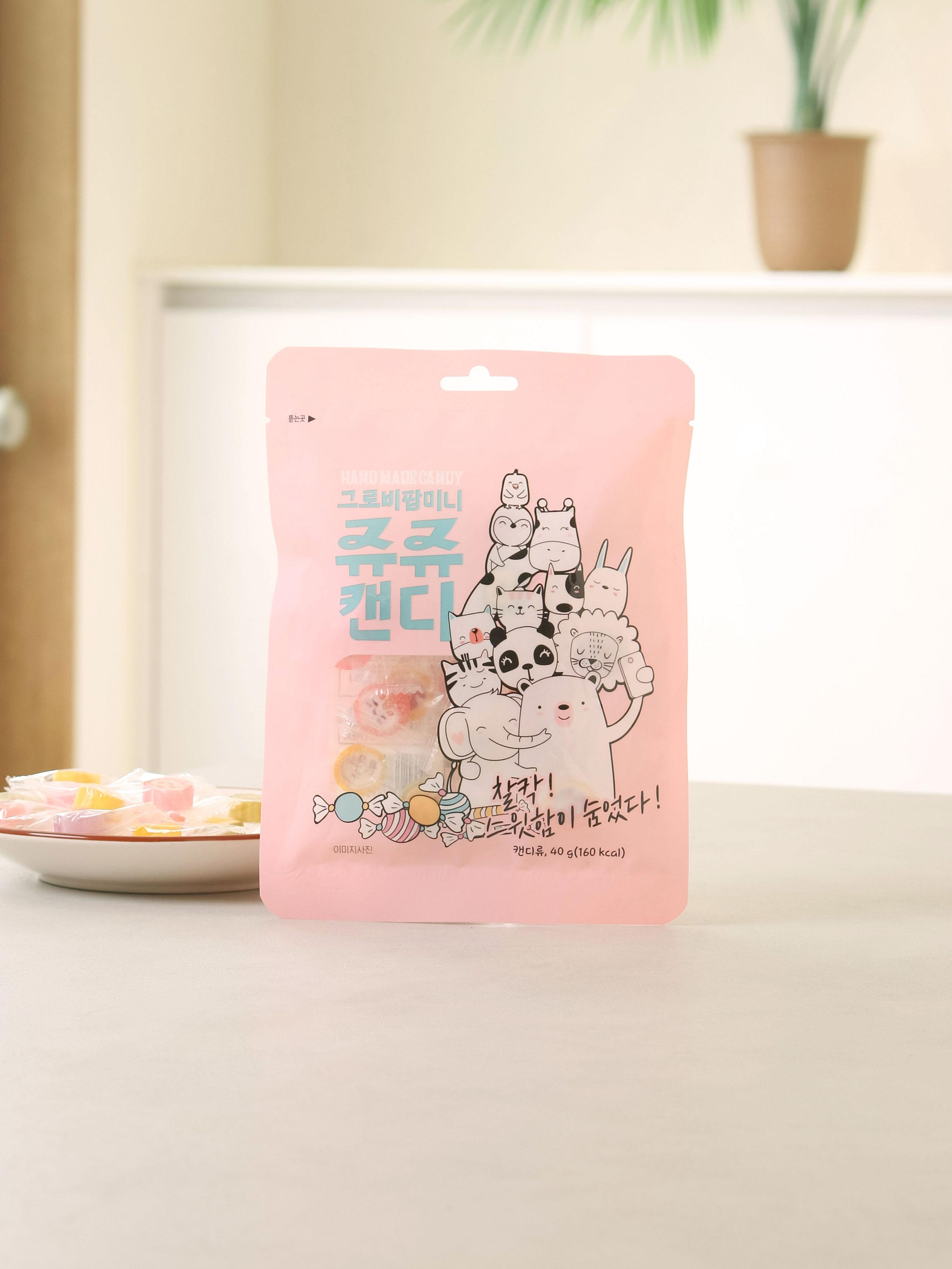 Grovipop Mini Zuzu Fruity Candy 40g 1ea