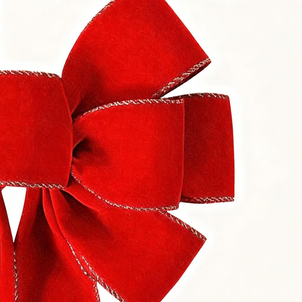 Bows For Christmas Tree Large Red With Glitter Gold Edge Red Christmas Bows Holiday Decor For Indoor Outdoor Wall Front Door
