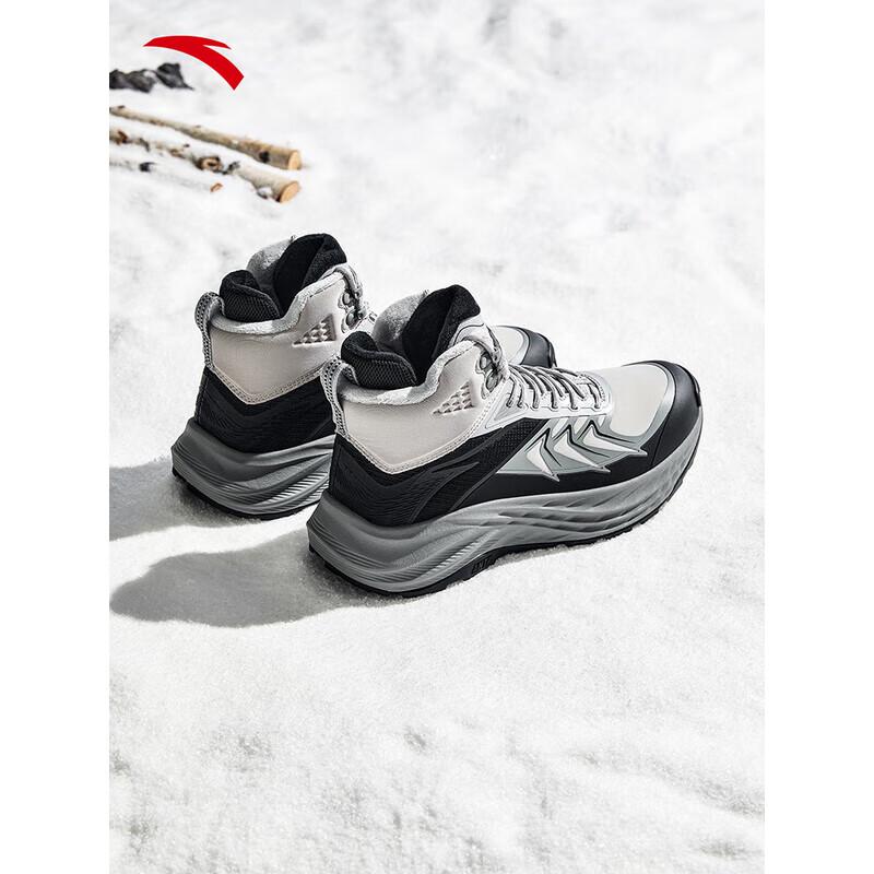 ANTA TanYe 3 Men's Winter Fleece-Lined High-Top Outdoor Sports Shoes