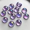25pcs16mm semi-circular AB color crystal rhinestone DIY jewelry making resin flat back decoration wedding decoration scrapbook
