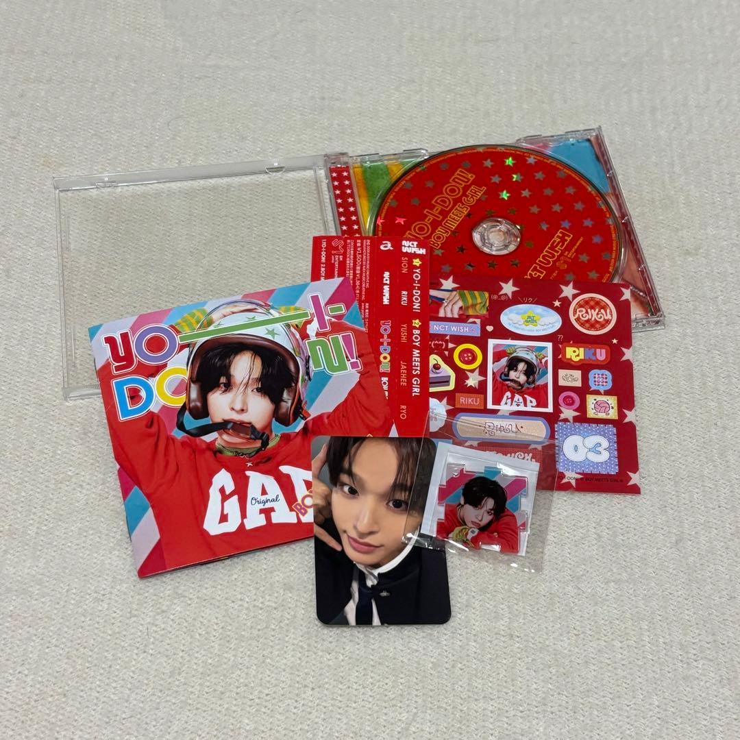 Used NCT WISH RIKU Official Photocard Set