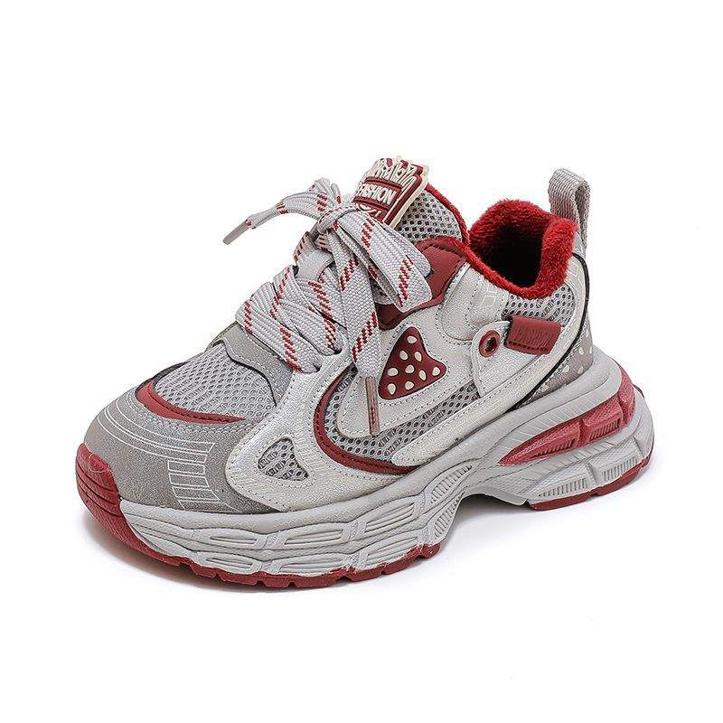 Mädchen Sportschuhe 2025 Herbst und Winter neue Kinder Papa Schuhe Student weichsohlige Freizeitschuhe mittlere und ältere Kinder Laufschuhe