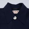MARNI [Excellent Condition/Domestically Authorized] GUMU0090KN UTW982 Wool x Cashmere Coverall/ Jacket 44 NavyUsed