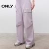 ONLY Women's High-Waisted Straight-Leg Cargo Pants