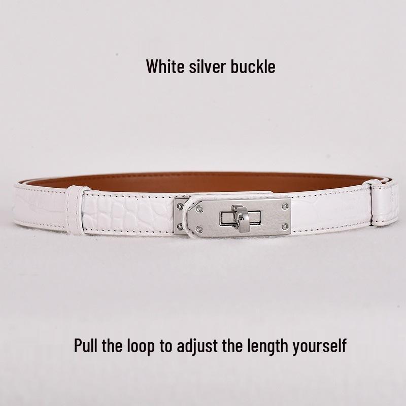 Versatile 2026 Leather Womens Belt For Denim Jeans Korean Fashion Style