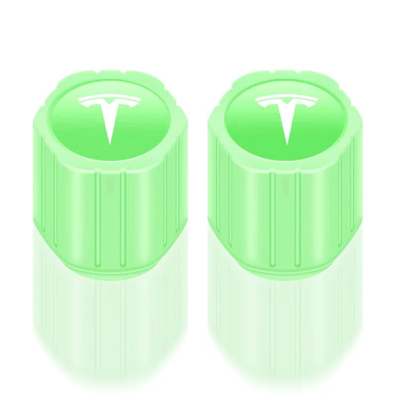 

Luminous Motorcycle Car Tire Valve Caps Wheel Stem Covers Car Style Roadster for Tesla Model 3 Invader Coil Mod K80 2023 S X Y