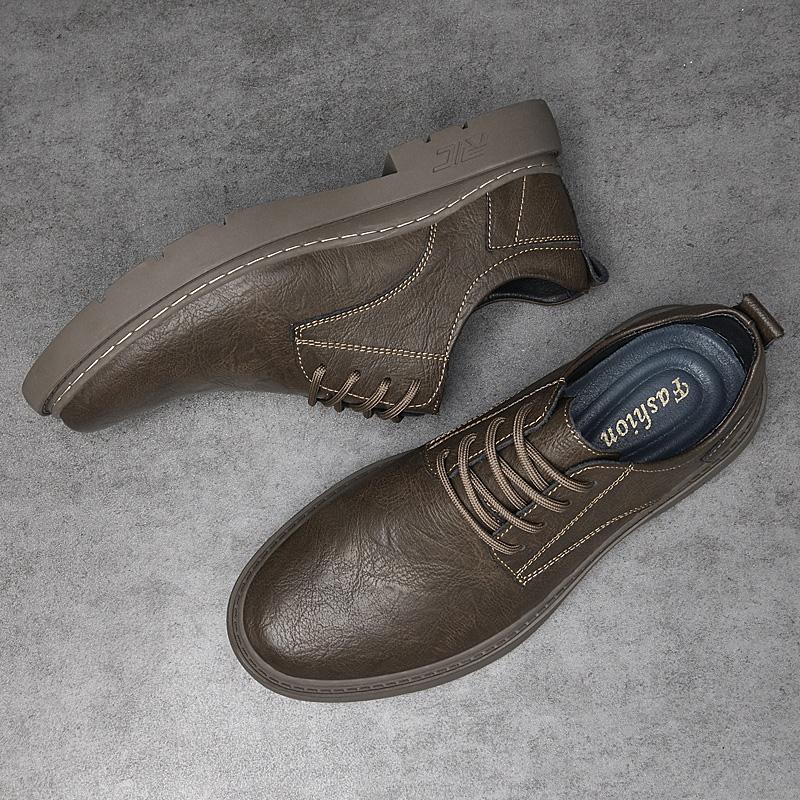 Fashion Genuine Leather Men Business Formal Flats Luxury Brand Men's Casual Shoes Classic Handmade Man Oxford Shoes Wedding Derby Shoes