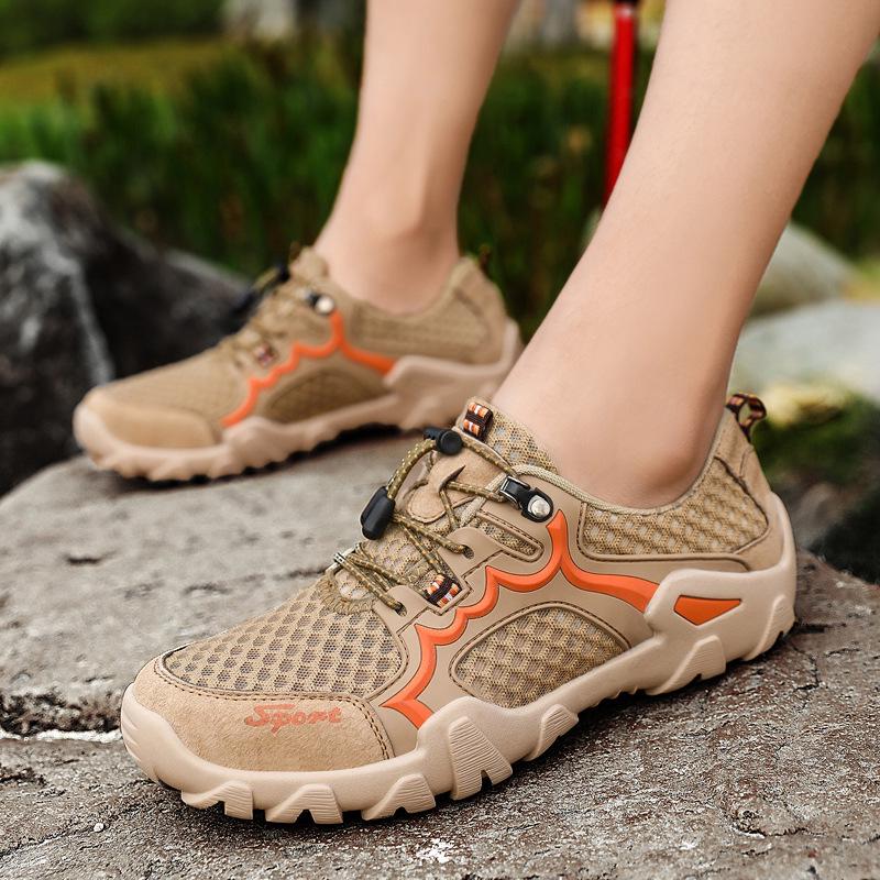 Men's Breathable Mesh Sports & Casual Hiking Shoes - Lightweight & Soft Sole for Summer