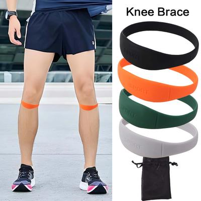 Silicone Patella Tendon Knee Straps Comfortable Sports Knee Brace Patella Protect Band  Running