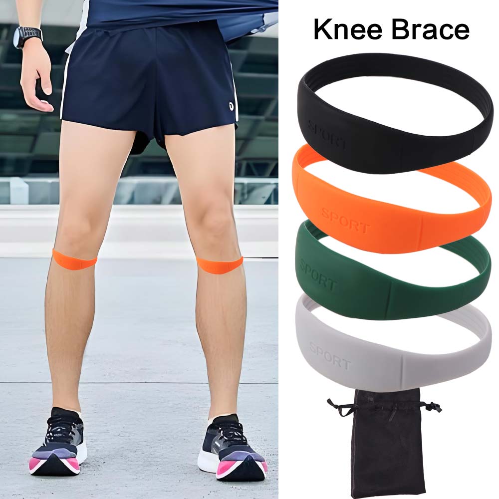 Silicone Patella Tendon Knee Straps Comfortable Sports Knee Brace Patella Protect Band Running