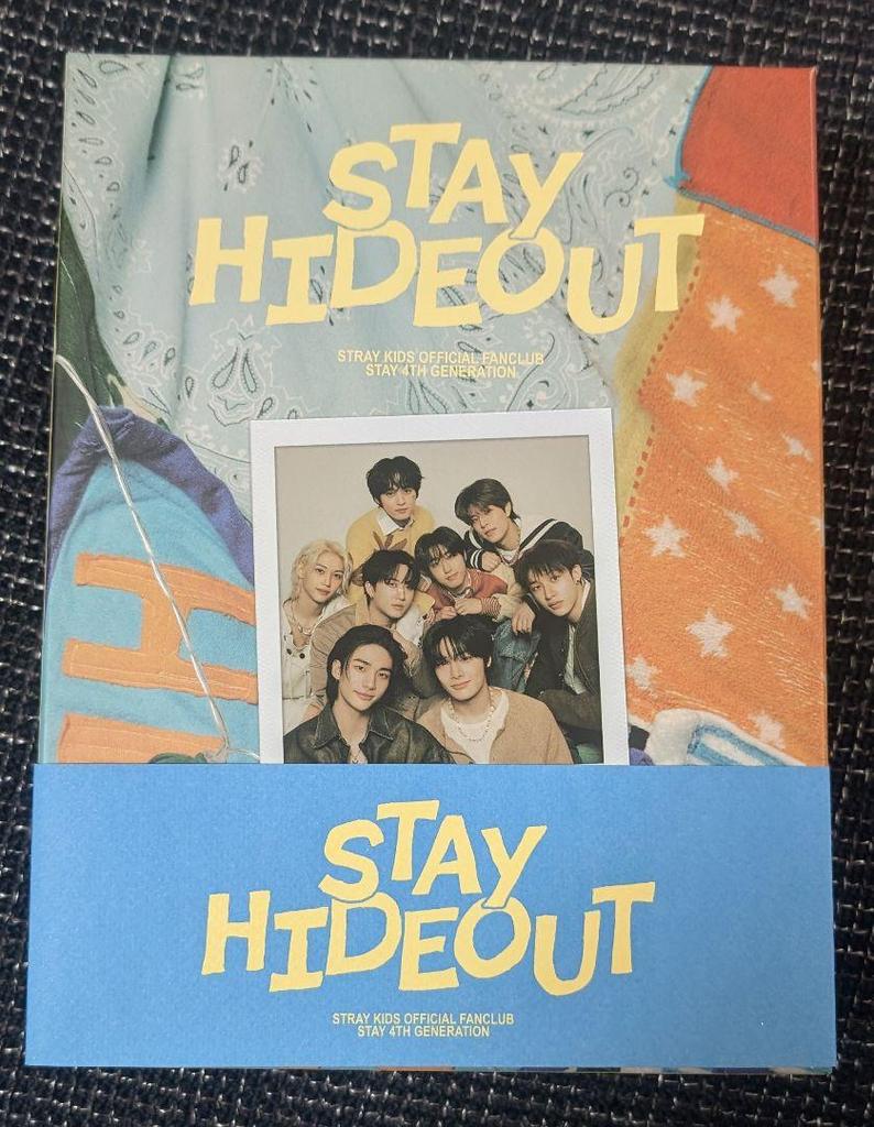[USED] Straykids Stayhideout 4th Home FC 4th Period Kit
