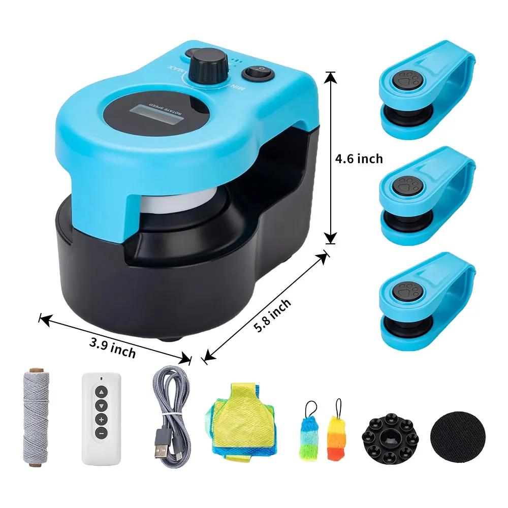 

Регулируемая скорость Имитация охоты Игрушка для кошек в помещении Интерактивная игрушка для кошек Колесо-тренажер Новая беговая дорожка для кошек для помещения синий