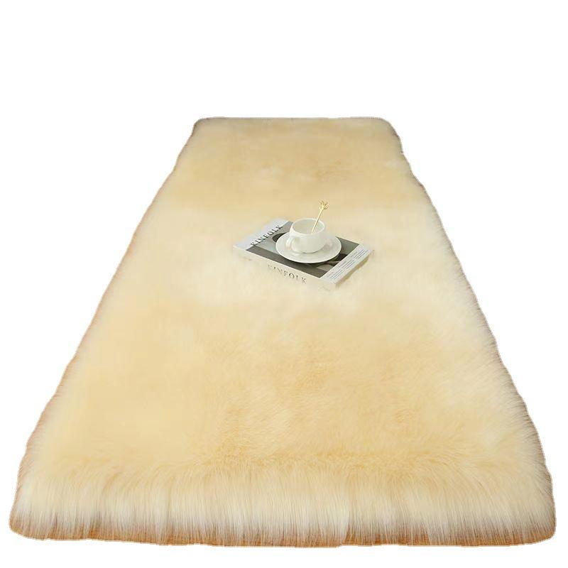 White Faux Fur Display Mat for Surfaces and Decor