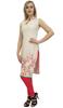 Bimba Women's Sleeveless Black Floral Printed Tunic Designer Kurta Kurti-10