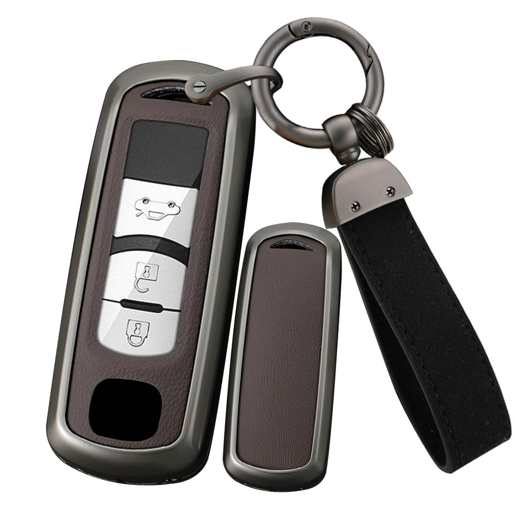 

Чехол для смарт-ключа Mazda, Держатель для ключей, Сплав + ПУ кожа, Чехол для ключа, Для Toyota, M коричневый