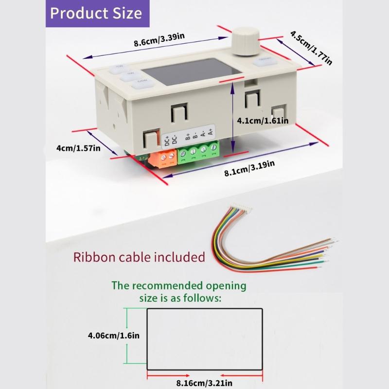 Industrial Stepper Motor Controller 42 57 Motors 2 Phase 4 Wire Operation Preset Mode Power Loss Memory Large Screen