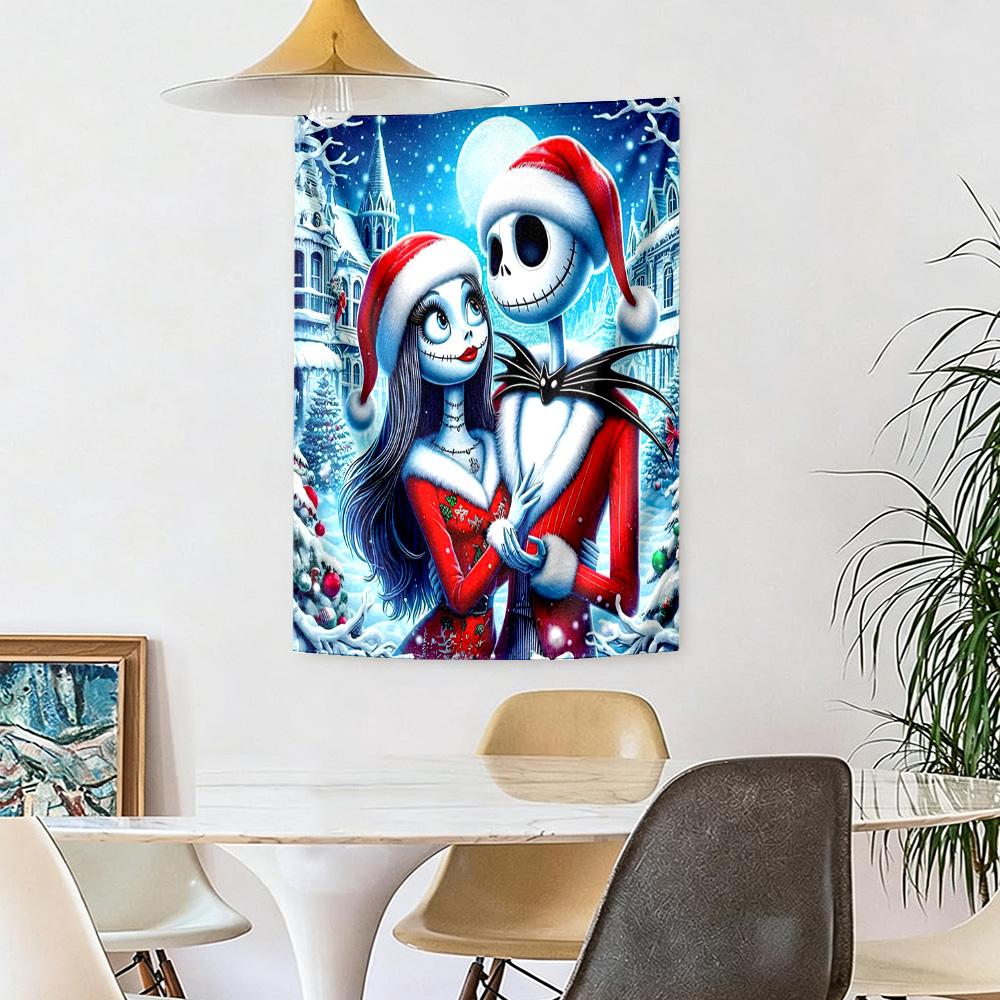 Decorazione da Parete Incubo di Natale Arte a Tappezzeria Per Ricordo Animale Domestico Compleanno Festa Nuziale Sfondo Regalo di Famiglia