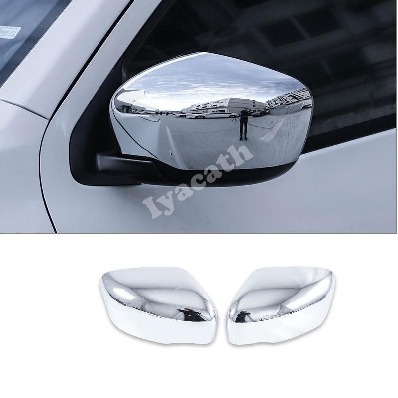 For Nissan Frontier -2024 ABS carbonfiber chrome Car Rearview Door Side Mirror Trim Rearview Mirror Shield Cover Accessories ABS chrome A