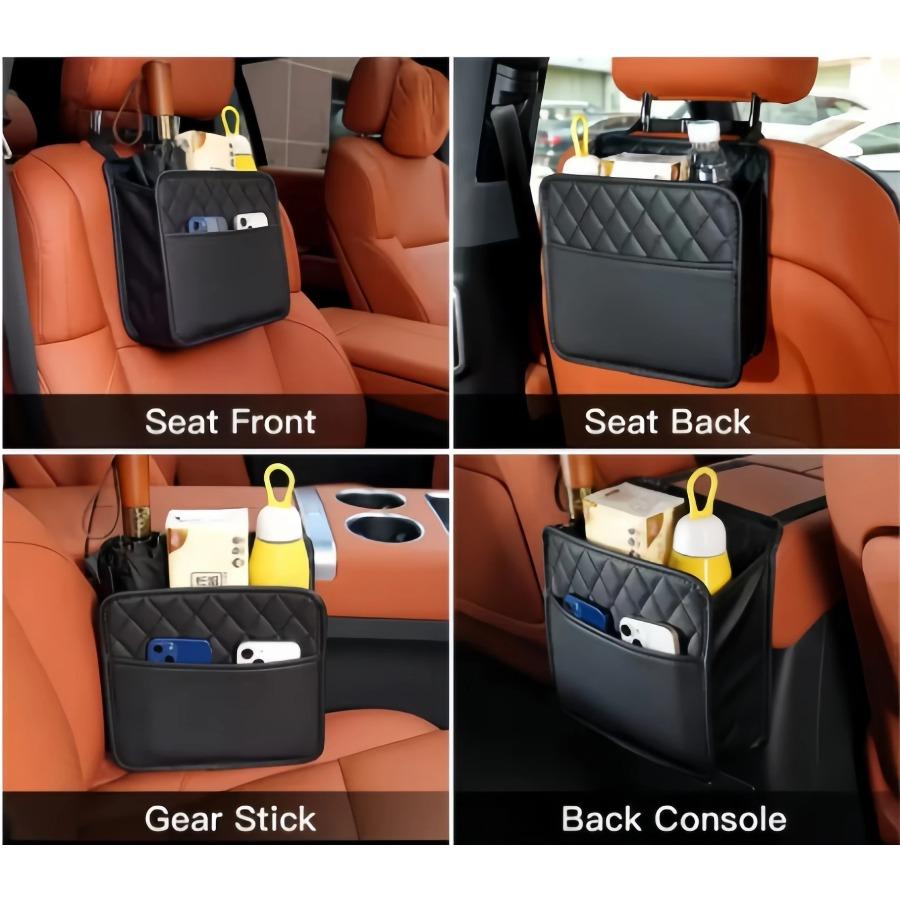 Car Seat Back Storage Bag Hanging Bag Vehicle Multifunctional Storage Box Auto Interior Supplies Rear Seat Back Storage Rack