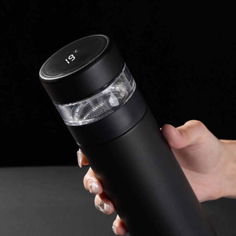 316 Stainless Steel Insulated Mug with Tea Filter, Portable for Car