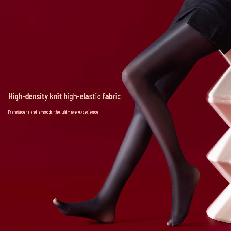 Caiyue Women's Glossy Sheer Tights