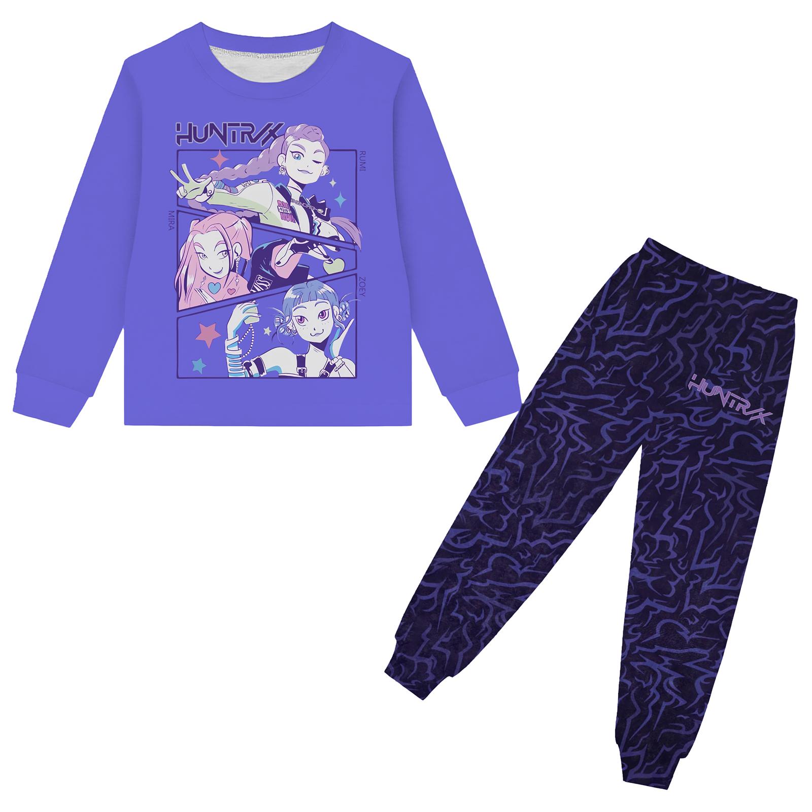 

Детский костюм с круглым вырезом, длинными рукавами и мультяшным принтом 6