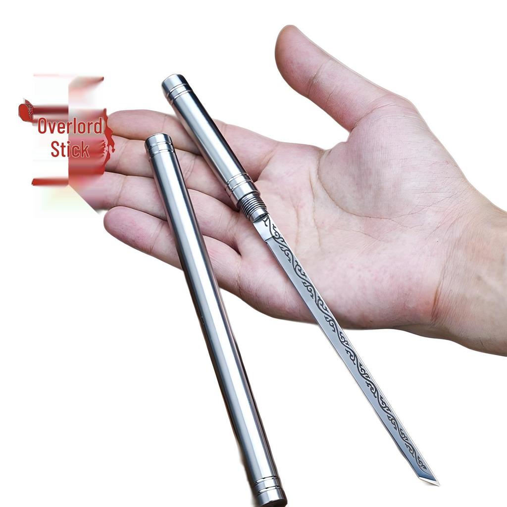 Tyrant Stick Mini Stainless Steel Fruit & Tea Peeler/Knife – Portable Stick-Style for Home & Camping
