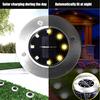 Ground Light Solar Garden Yard Landscape Lawn Lamp Buried Light Outdoor Road Stairs Decking Light