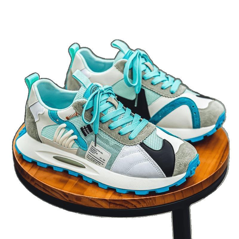 Four seasons versatile and comfortable new men's casual shoes wear-resistant thick-soled men's sports shoes