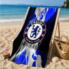Asciugamano da Spiaggia Chel-sea Fc Stampato in Microfibra, Morbido e Assorbente, Asciugatura Rapida, Ideale per Viaggi Estivi, Essenziale per la Spiaggia, Piscina