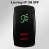 Waterproof LED Rocker Switch for Boat RV Truck | Green/Red Light 12V/24V ON-OFF/ON-OFF-ON for Exhaust Heat AC Lights