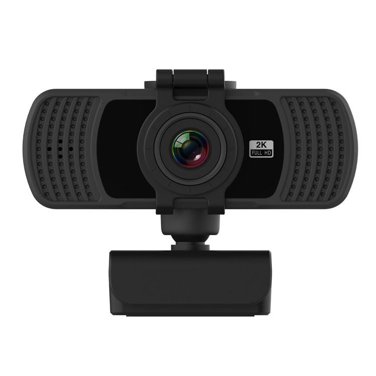 2K HD 1080p Webcam with Built-in Microphone, 4MP, Driver-Free for Live Streaming
