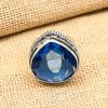 Beautiful Tanzanite Gemstone Handmade 925 Sterling Silver Women Jewelry Ring