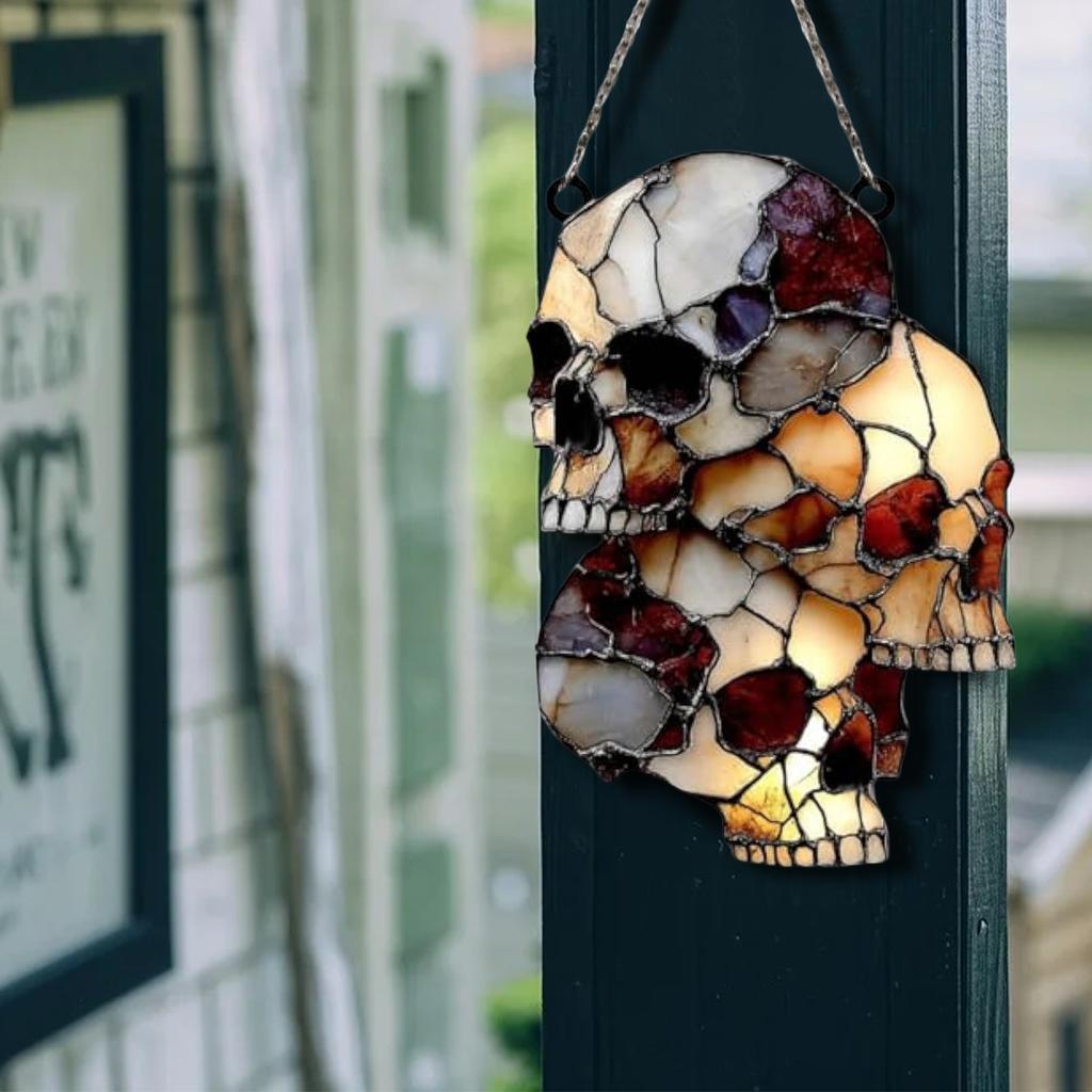 2D Flat Acrylic Halloween Horror Pendant Decoration