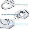 2Pcs Cigar Cutters Stainless Steel Pocket Cigar Tool For Most Sizes Of Cigars
