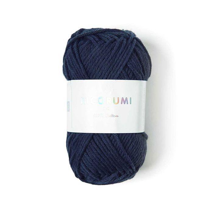 Coton RICORUMI - Rico Design - Bleu marine - 25g - 57,5m - Amigurumi