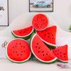 Lifelike Cute Watermelon Plush Toys Doll Stuffed Plant Cushions Kawaii Cartoon Fruits Pillow Soft Toy For Children Birthday Gift