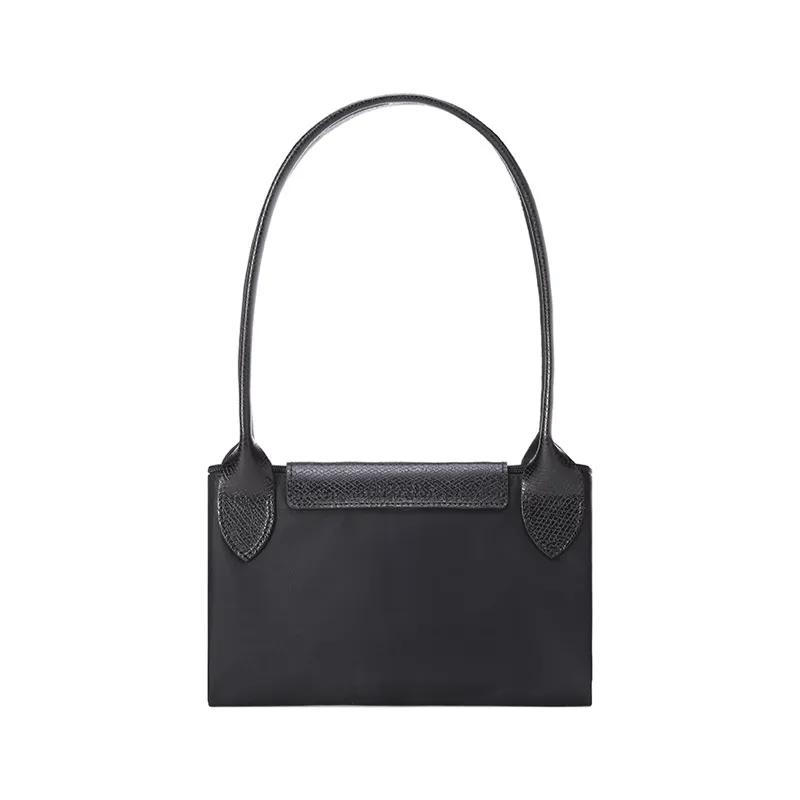 LONGCHAMP Le Pliage Green Recycled Canvas Dumpling Bag Handbag , Shoulder Bag Large Unisex Black (Unisex) Shoulder Bags 1899919001