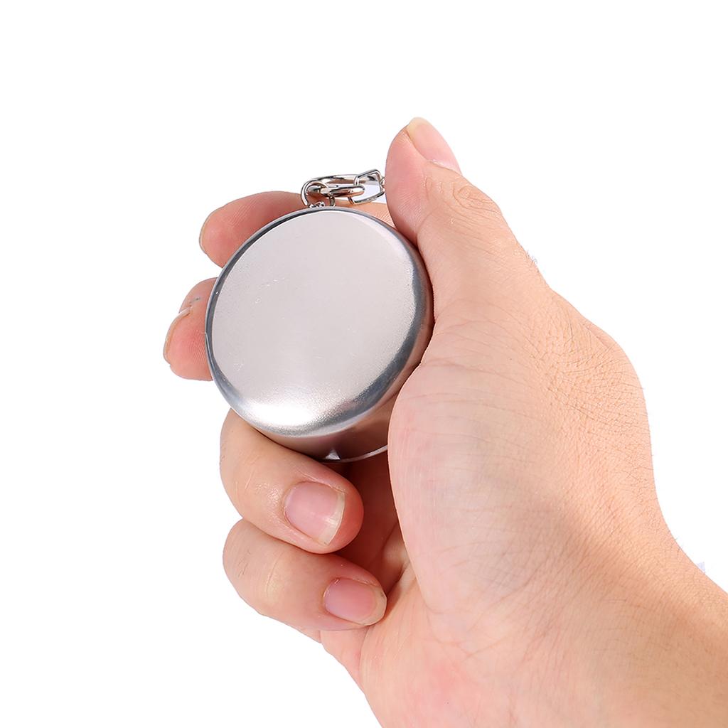 S M L Edelstahl Reise Faltbecher Camp Schlüsselanhänger Einziehbar Teleskopisch Faltbar